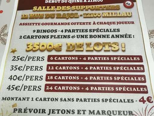 Réveillon solidaire - SOM Rugby