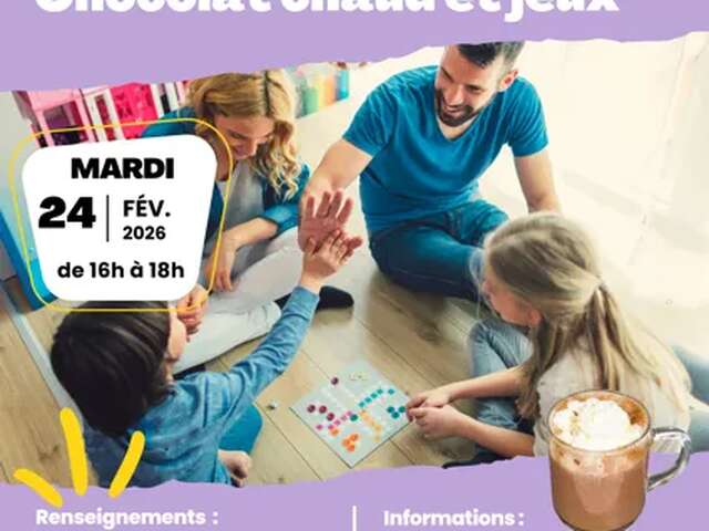 Chocolat chaud et jeux - Spot le 260