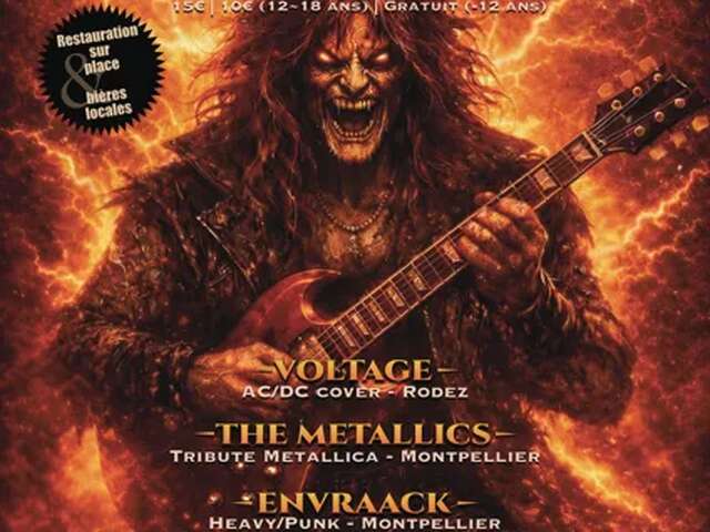 Concert the South of Mayhem - Metalheads Millau