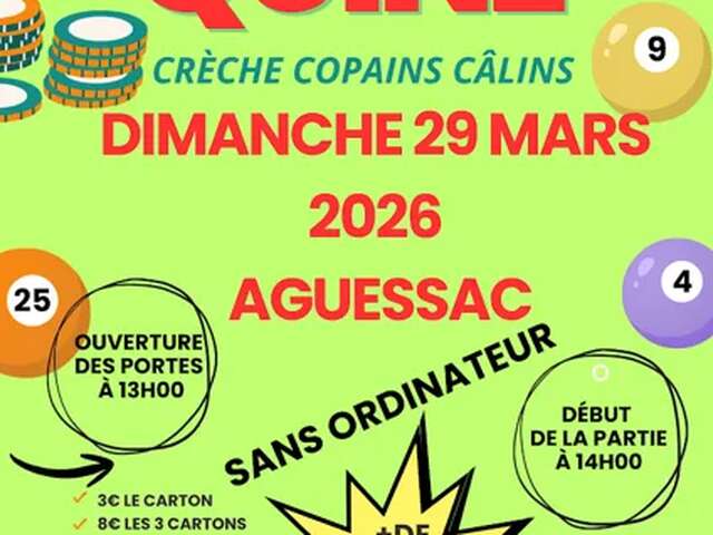 Quine de la crèche Copains Câlins