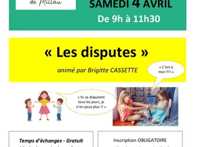 P'tit déj' parentalité " les disputes " - Collectif Parentalité