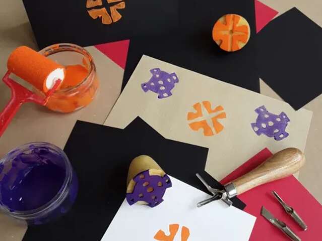 Visite/atelier pour tous : "Patatogravure"