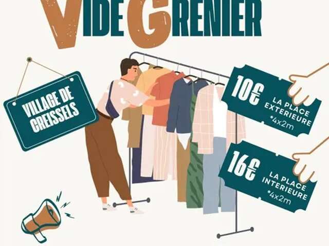 Vide grenier - Comité des fêtes de Creissels