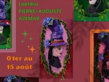 Exposition de Laetitia Pierre-Auguste Azémar " Mes chemins de bohème "- Vieux Moulin