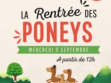 La rentrée des poneys à la Salvage ! Cours d'équitation à l'année, stages ...