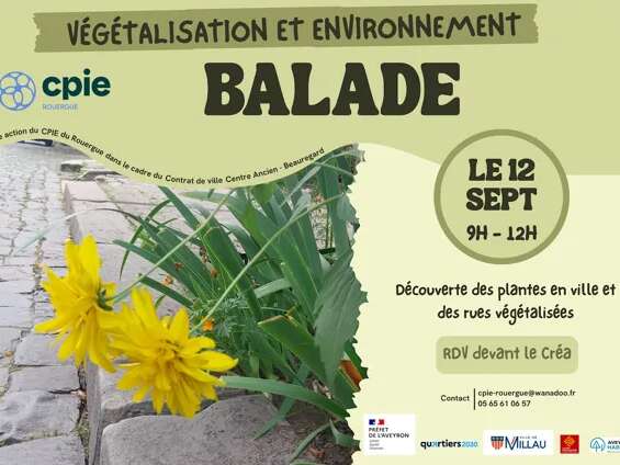 Végétalisation et environnement " balade en ville " avec le CPIE