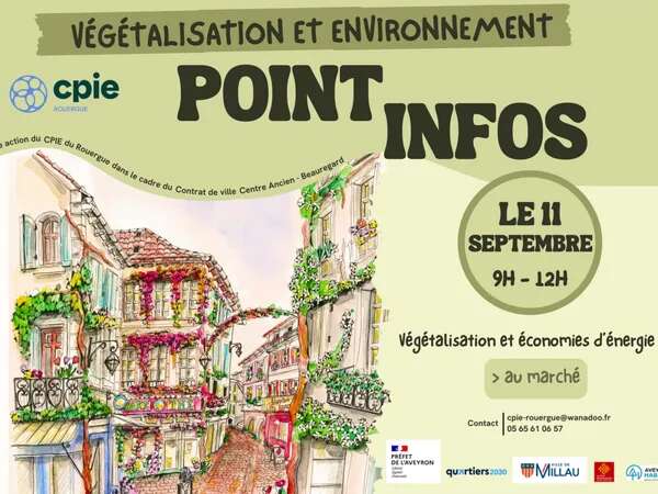 Point Infos végétalisation et environnement : économies d'énergies avec le CPIE