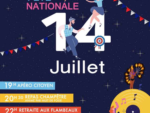 Fête Nationale 14 juillet - St Gervais la Forêt