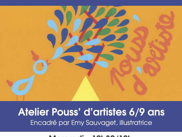 Atelier Pouss’ d’artistes 6/9 ans