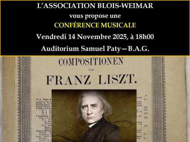 Conférence Musicale Franz LISZT