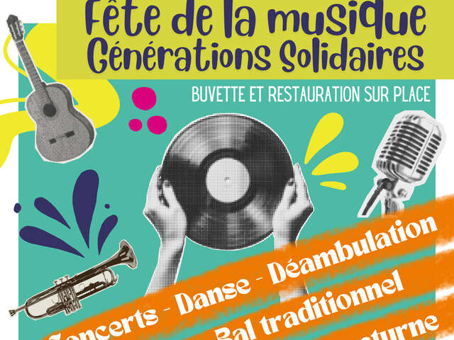 Fête de la musique générations solidaires
