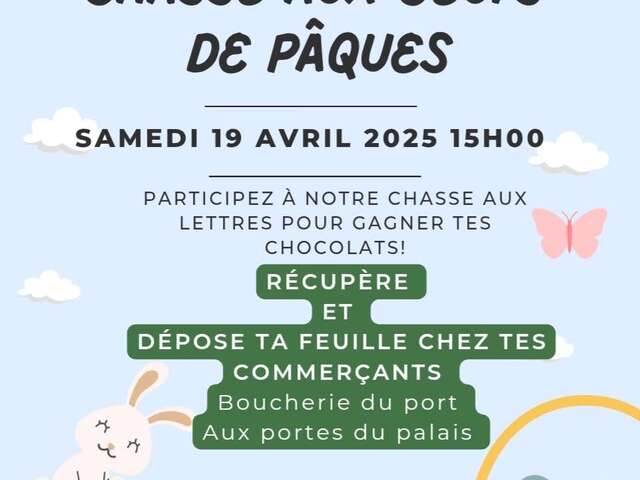 Chasse aux oeufs de Pâques