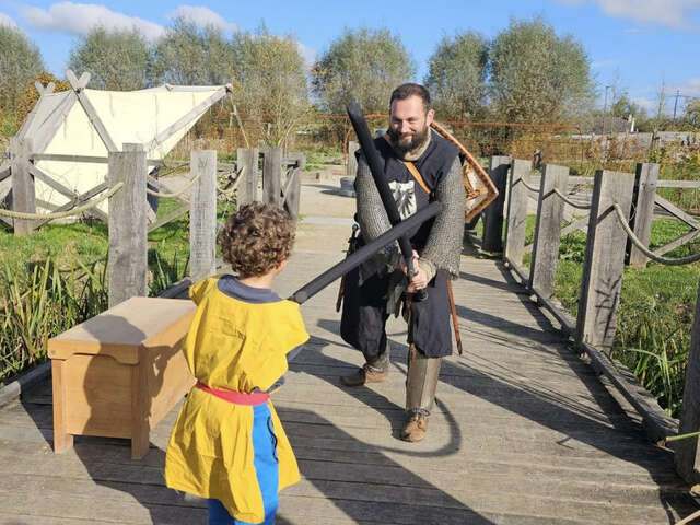 Arkéos - Atelier en famille - Au temps des chevaliers