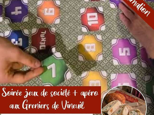 La Soirée Jeux et apéro des Greniers