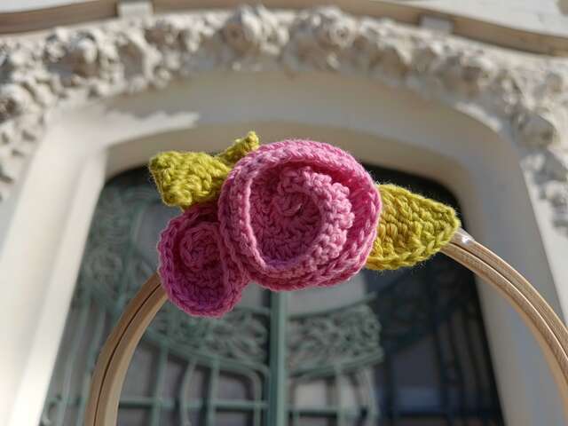 Croch'Art déco : la vie en rose