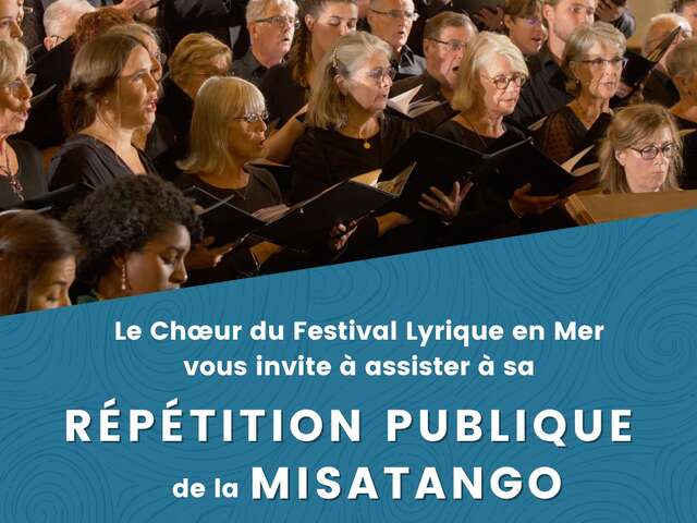 Fête de la musique : Lyrique en mer : répétition générale de la Misatango