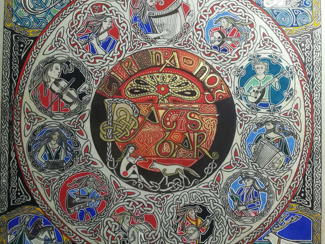 Exposition de Patricia Gorbaty, enluminures