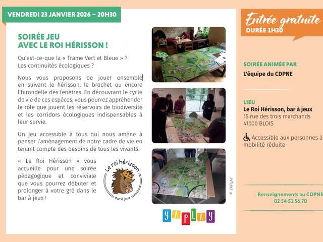 Soirée jeu avec le roi hérisson !