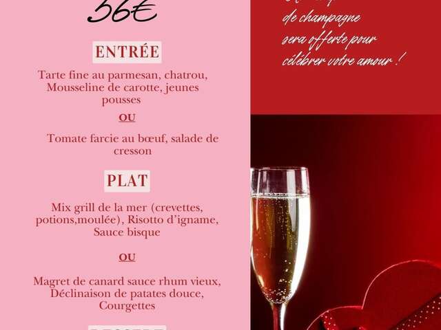 Menu de la Saint-Valentin (Kay Mimi)