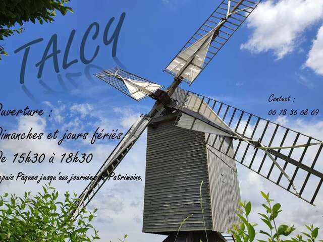 Visite du moulin à vent de Talcy