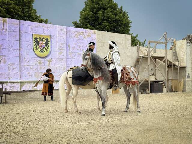 Spectacle équestre à Chambord