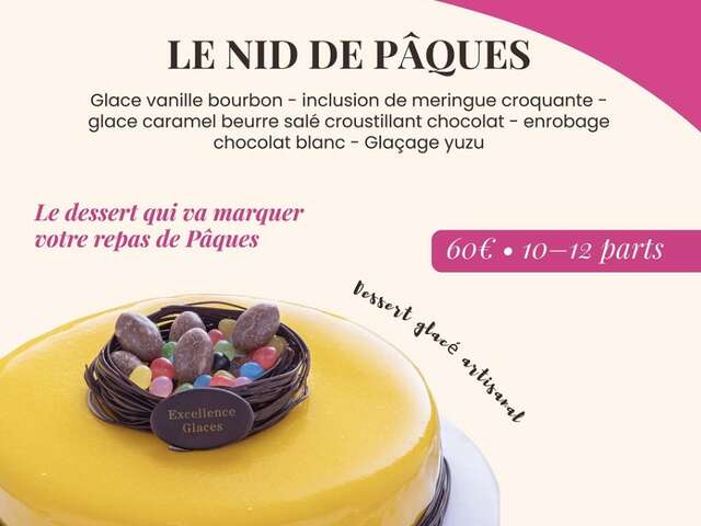 Nid de Pâques (Excellence Glaces)