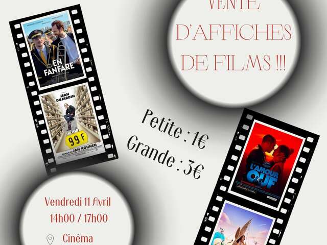 Vente d'affiches de films
