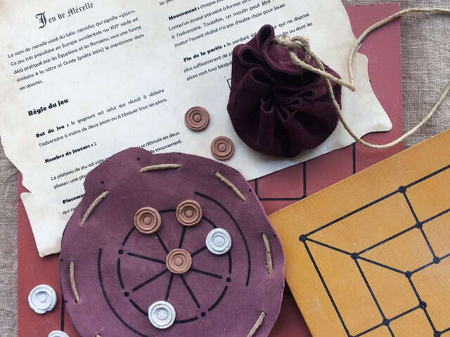 Atelier vacances enfant : Jeu de poche du Moyen-Age