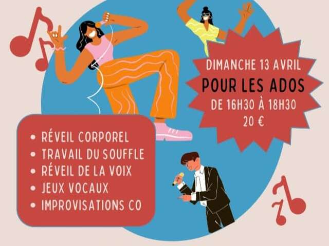 Atelier autour de la voix (Ados)
