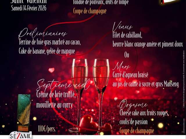 Menu de la Saint-Valentin (The Yellow)