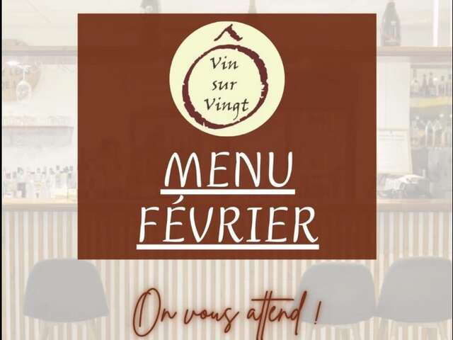 Menu du mois (O vin sur vingt)