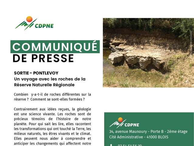 Un voyage avec les roches de la Réserve Naturelle Régionale