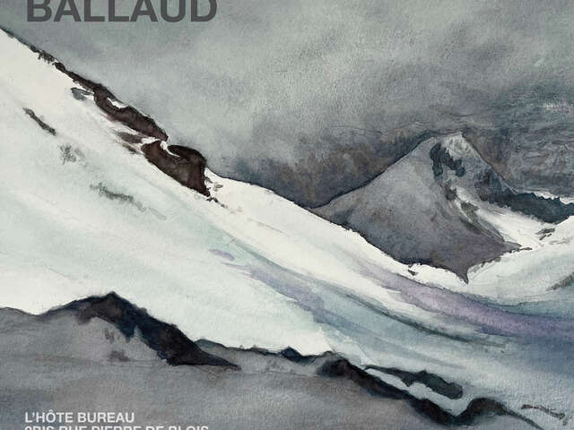 Passage, expo personnelle d'aquarelles de Guillaume Ballaud