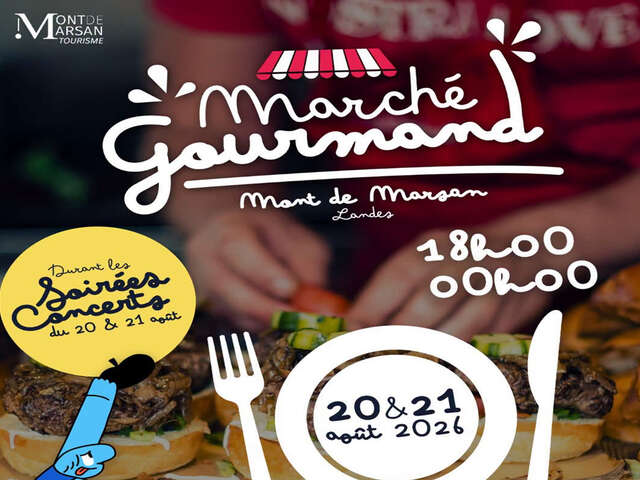 Marchés gourmands des soirées concerts