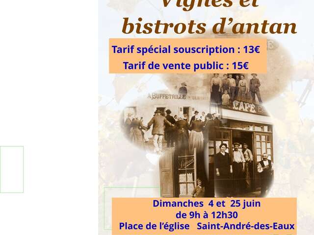 Livre « Vignes et bistrots d’antan »