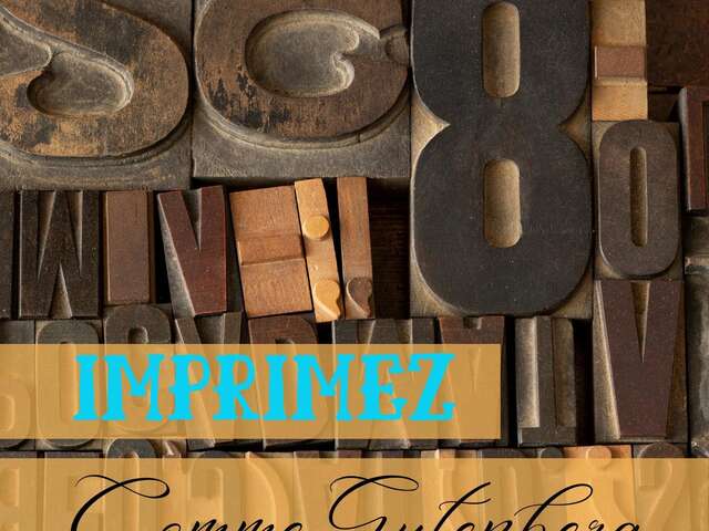 Imprime comme Gutenberg