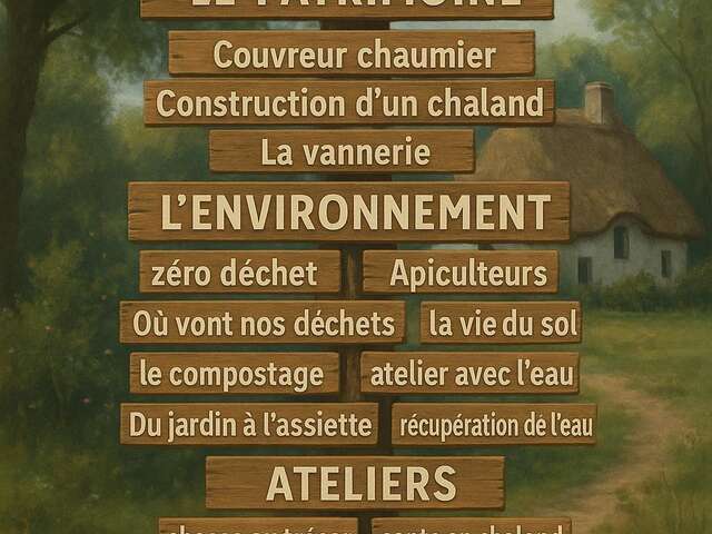 Exposition et atelier sur le thème du patrimoine et l'environnement
