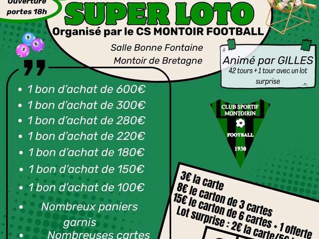 Super-loto du CS Montoir football