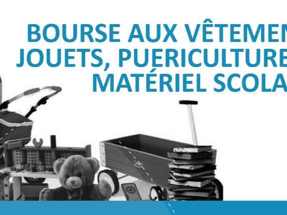 Bourse aux vêtements enfants, puériculture et jouets