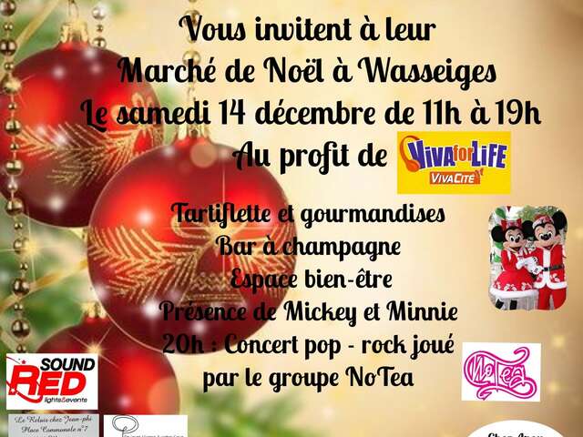 Marché de Noël à Wasseiges Viva for life