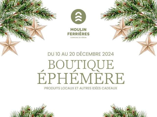 Boutique éphémère de Noël