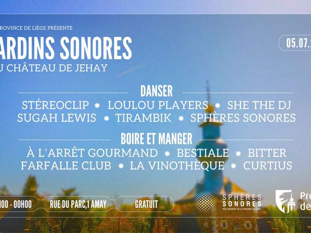 Jardins Sonores au château de Jehay