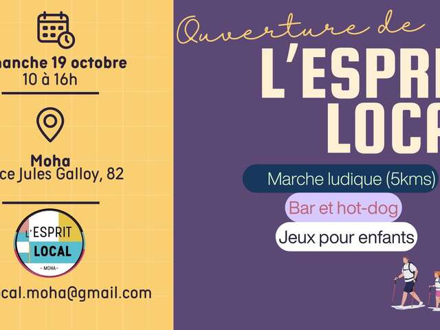 Ouverture de "L'esprit Local" à Moha