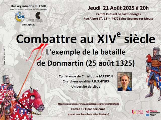 Conférence "Combattre au XIVe siècle"