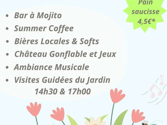 Le 15 août au Jardin des Aubépines