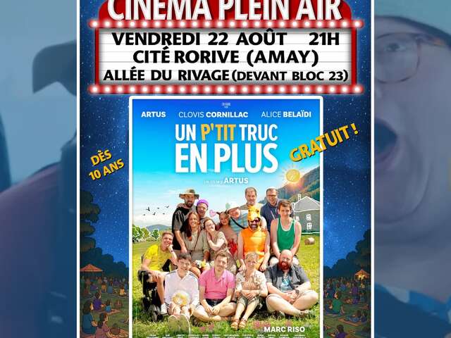 Cinéma en plein air - Un p'tit truc en plus