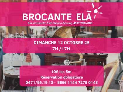 Brocante ELA - Verlaine