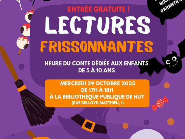 Lectures frissonnantes à la Bibli
