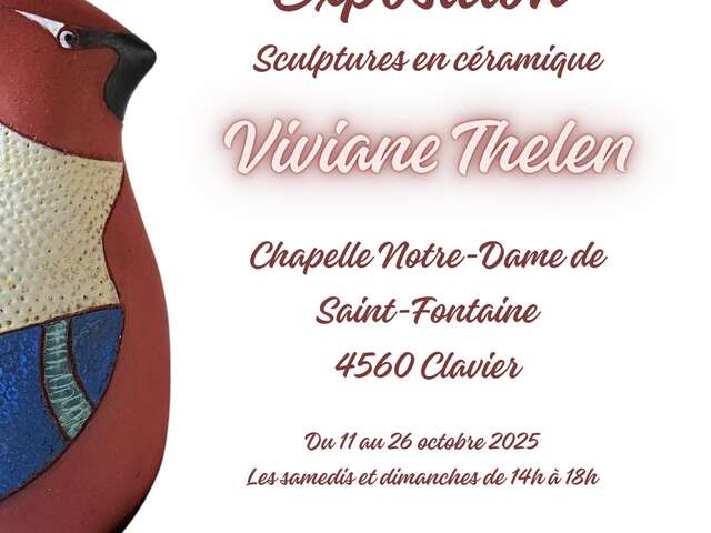 Exposition sculptures en céramique