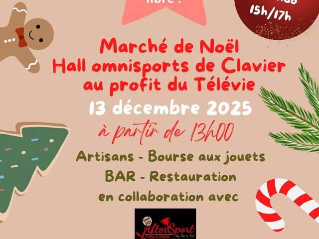 Marché de Noël au profit du Télévie